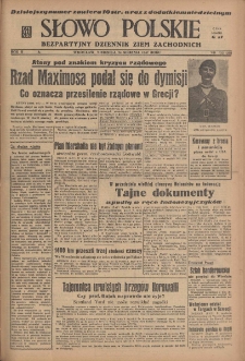 Słowo Polskie : bezpartyjny dziennik ziem zachodnich, 1947, nr 232 (288) [24.08]
