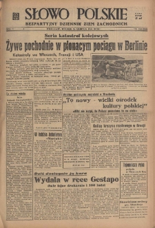 Słowo Polskie : bezpartyjny dziennik ziem zachodnich, 1947, nr 234 (290) [26.08]