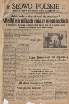 Słowo Polskie : bezpartyjny dziennik ziem zachodnich, 1947, nr 272 (327) [3.10]