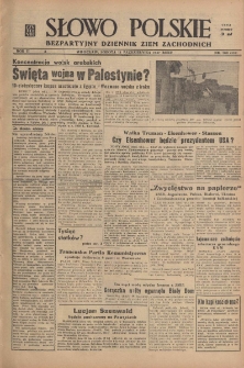 Słowo Polskie : bezpartyjny dziennik ziem zachodnich, 1947, nr 280 (335) [11.10]