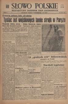 Słowo Polskie : bezpartyjny dziennik ziem zachodnich, 1947, nr 286 (341) [17.10]
