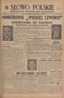 Słowo Polskie : bezpartyjny dziennik ziem zachodnich, 1947, nr 321 (376) [22.11]