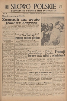 Słowo Polskie : bezpartyjny dziennik ziem zachodnich, 1947, nr 335 (390) [6.12]