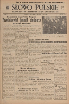 Słowo Polskie : bezpartyjny dziennik ziem zachodnich, 1947, nr 337 (392) [9.12]