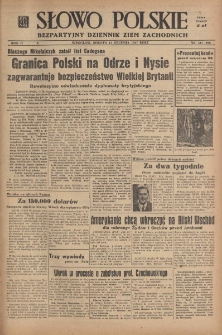 Słowo Polskie : bezpartyjny dziennik ziem zachodnich, 1947, nr 341 (396) [13.12]