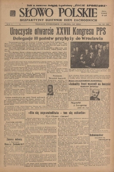 Słowo Polskie : bezpartyjny dziennik ziem zachodnich, 1947, nr 343 (398) [15.12]