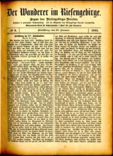 Der Wanderer im Riesengebirge, 1882, nr 6
