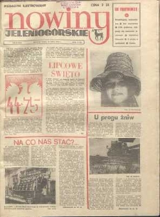 Nowiny Jeleniogórskie : magazyn ilustrowany, R. 18, 1975, nr 29 (897!)