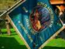 Nowy sztandar Koła Łowieckiego "Darz Bór" w Jeleniej Górze [Dokument ikonograficzny]