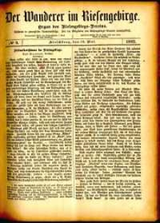Der Wanderer im Riesengebirge, 1882, nr 9