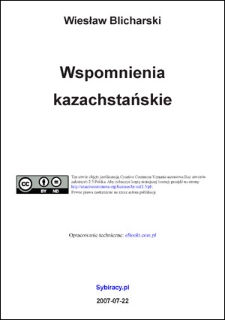 Wspomnienia kazachstańskie