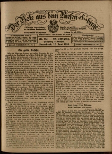 Der Bote aus dem Riesen-Gebirge : Zeitung f&uuml;r alle St&auml;nde, R. 108, 1920, nr 133