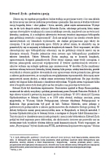 Edward Zych - polonista z pasją [Dokument elektroniczny]