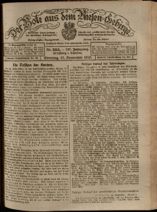 Der Bote aus dem Riesen-Gebirge : Zeitung für alle Stände, R. 107, 1919, nr 264