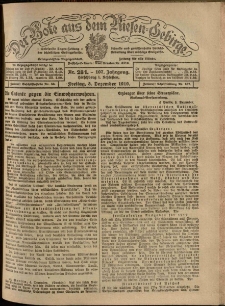 Der Bote aus dem Riesen-Gebirge : Zeitung f&uuml;r alle St&auml;nde, R. 107, 1919, nr 281!