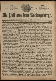 Die Post aus dem Riesengebirge, 1886, nr 13