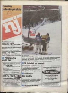 Nowiny Jeleniogórskie : tygodnik społeczny, R. 36, 1994, nr 2 (1757)