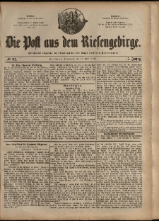 Die Post aus dem Riesengebirge, 1886, nr 91