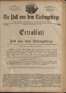 Die Post aus dem Riesengebirge, 1886, nr 137