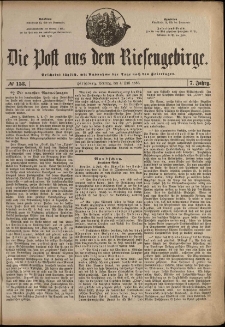 Die Post aus dem Riesengebirge, 1886, nr 153