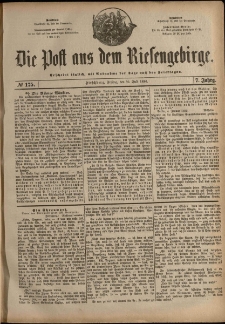 Die Post aus dem Riesengebirge, 1886, nr 175