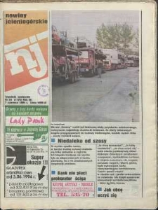 Nowiny Jeleniogórskie : tygodnik społeczny, R. 36, 1994, nr 23 (1778)