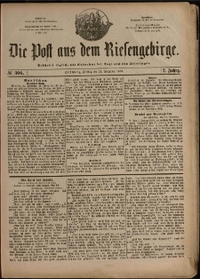 Die Post aus dem Riesengebirge, 1886, nr 306
