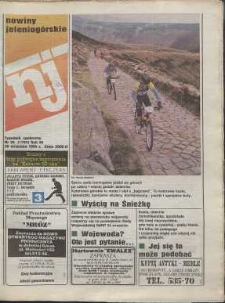 Nowiny Jeleniogórskie : tygodnik społeczny, R. 36, 1994, nr 38 (1793)