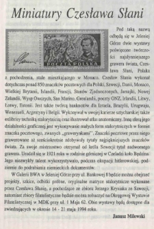 Miniatury Czesława Słani