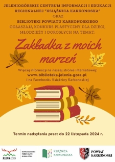 Zakładka z moich marzeń - plakat [Dokument życia społecznego]