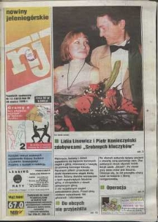 Nowiny Jeleniog&oacute;rskie : tygodnik społeczny, R. 38, 1996, nr 13 (1972)