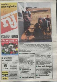 Nowiny Jeleniogórskie : tygodnik społeczny, R. 38, 1996, nr 17 (1976)