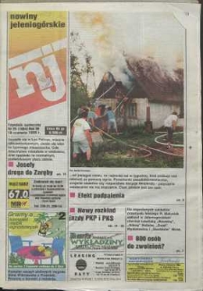 Nowiny Jeleniog&oacute;rskie : tygodnik społeczny, R. 38, 1996, nr 25 (1984)
