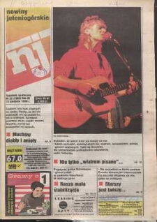 Nowiny Jeleniog&oacute;rskie : tygodnik społeczny, R. 38, 1996, nr 33 (1992)