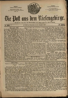 Die Post aus dem Riesengebirge, 1887, nr 306