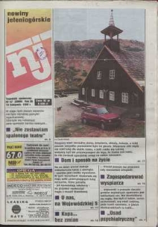 Nowiny Jeleniogórskie : tygodnik społeczny, R. 38, 1996, nr 47 (2006)