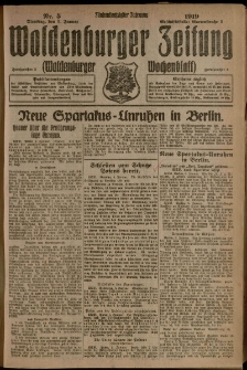 Waldenburger Zeitung, Jg. 65, 1919, nr 5