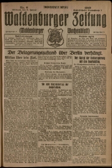 Waldenburger Zeitung, Jg. 65, 1919, nr 6