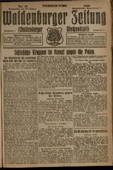 Waldenburger Zeitung, Jg. 65, 1919, nr 13
