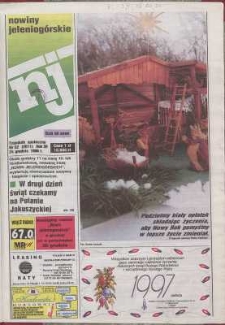 Nowiny Jeleniogórskie : tygodnik społeczny, R. 38, 1996, nr 52 (2011)