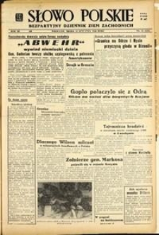 Słowo Polskie : bezpartyjny dziennik ziem zachodnich, 1948, nr 21 [21.01]