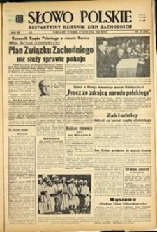 Słowo Polskie : bezpartyjny dziennik ziem zachodnich, 1948, nr 23 [23.01]
