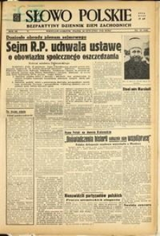 Słowo Polskie : bezpartyjny dziennik ziem zachodnich, 1948, nr 29 [30.01]