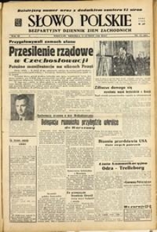Słowo Polskie : bezpartyjny dziennik ziem zachodnich, 1948, nr 52 [22.02]