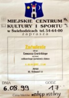 Zaćmienie : odczyt Tomasza Lewickiego na temat całkowitego zaćmienia słońca
