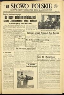 Słowo Polskie : bezpartyjny dziennik ziem zachodnich, 1948, nr 102 [14.04]