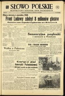Słowo Polskie : bezpartyjny dziennik ziem zachodnich, 1948, nr 110 [22.04]