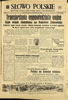 Słowo Polskie : bezpartyjny dziennik ziem zachodnich, 1948, nr 116 [28.04]