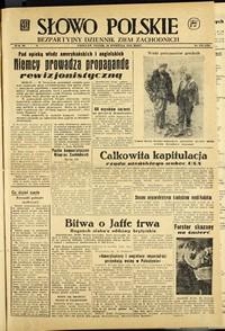 Słowo Polskie : bezpartyjny dziennik ziem zachodnich, 1948, nr 118 [30.04]