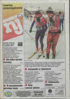 Nowiny Jeleniogórskie : tygodnik społeczny, R. 40, 1997, nr 2 (2014)
